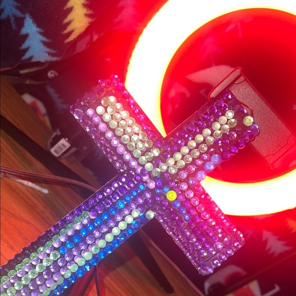 Decorative Rhinestone Phone Case - Multicolor - Picture 2 of 10